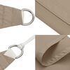 vidaXL Sunshade Sail Oxford Fabric Rectangular 4x5 m Taupe