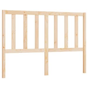 vidaXL Bed Headboard 146x4x100 cm Solid Wood Pine