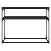 vidaXL Console Table Black 100x35.5x75 cm Engineered Wood
