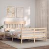 vidaXL Bed Frame without Mattress 120x200 cm Solid Wood