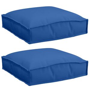 vidaXL Pallet Cushion for suitable for Seat 2 pcs Royal blue