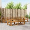 vidaXL Outdoor Sofa Set 7 pcs Natural Solid Acacia Wood