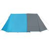 vidaXL Camping Tent 3-Person Blue Waterproof