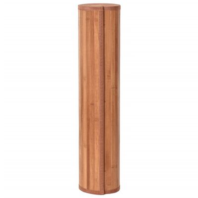 vidaXL Rug Rectangular Brown60x500 cm Bamboo
