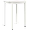 vidaXL Bar Table White 70 x 70 x 105 cm Solid Pine Wood