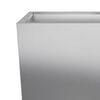 vidaXL Garden Planter 45x45x75 cm Galvanised Steel
