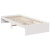 vidaXL Day Bed without Mattress White 100x200 cm Solid Wood Pine