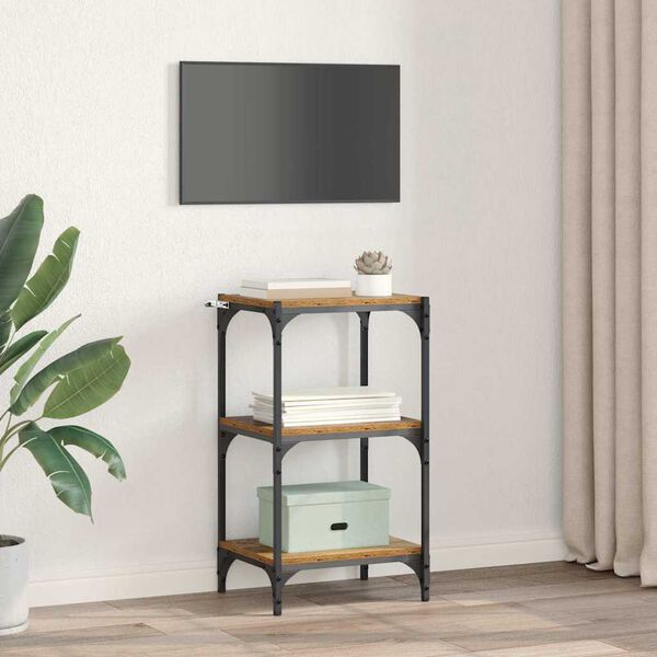 vidaXL Book Cabinet Old wood 40 x 33 x 70.5 cm Engineered wood