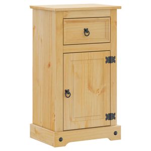 vidaXL Bathroom Cabinet "Corona" 45x33x80 cm Solid Wood Pine