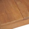 vidaXL Dining Table Solid Teak Wood with Natural Finish 120x60x76 cm