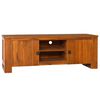 vidaXL TV Cabinet 110x30x40 cm Solid Teak Wood