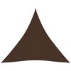vidaXL Sunshade Sail Oxford Fabric Triangular 6x6x6 m Brown
