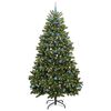 vidaXL Artificial Christmas Tree Green 240 cm PVC and Metal