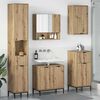 vidaXL Bathroom Furniture Set Artisan Oak Engineered wood, Metal