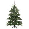 vidaXL Artificial Hinged Christmas Tree Green 150 cm PVC and Steel