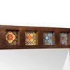 vidaXL Bathroom Mirror Walnut 50 x 70 x 3 cm Solid Mango Wood