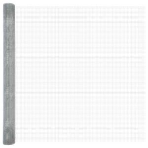 vidaXL Welded Wire Fence Silver 1.5 x 50 m Steel