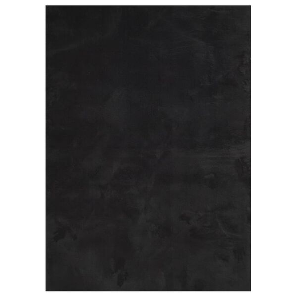 vidaXL Rug HUARTE Short Pile Soft and Washable Black 160x230 cm