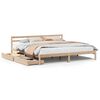 vidaXL Bed Frame without Mattress 200x200 cm Solid Wood Pine