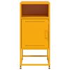 vidaXL Bedside Cabinets 2 pcs Mustard Yellow 36x39x78 cm Steel