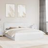vidaXL Storage Bed with Headboard White 180 x 200 cm Engineered Wood