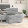 vidaXL Storage Chest Grey Sonoma 84x42x46 cm Engineered Wood