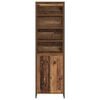 vidaXL Tall Cabinets 2 pcs Old Wood 60 x 36 x 200 cm Engineered Wood