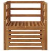 vidaXL Outdoor Sofa Set Natural 67 x 63 x 73 cm Solid Acacia Wood