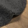 vidaXL Shaggy Rug PAMPLONA High Pile Modern Anthracite &Oslash; 80 cm