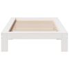 vidaXL Bed Frame without Mattress White 90x200 cm Solid Wood Pine
