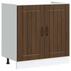 vidaXL Sink Base Cabinet Lucca Brown Oak Engineered Wood