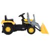 vidaXL Pedal Tractor with Excavator for Kids Yellow and Black