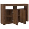 vidaXL Sideboard Brown oak 116 x 30 x 75 cm Engineered wood