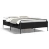vidaXL Bed Frame without Mattress Black 135x190 cm Double