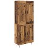 vidaXL Highboard Old Wood 69.5 x 34 x 180 cm Engineered Wood