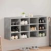 vidaXL Shoe Cabinet Concrete grey 103 x 30 x 51 cm Engineered Wood