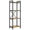 vidaXL Bookshelf 40 x 30 x 119 cm Engineered Wood Artisan Oak