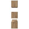 vidaXL TV Cabinet Set Wall-mounted 4 pcs Artisan Oak Engineered Wood