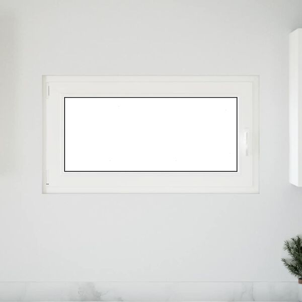 vidaXL Basement Window "RISOR" 110x60 cm Tilt&Turn DIN Left Anthracite