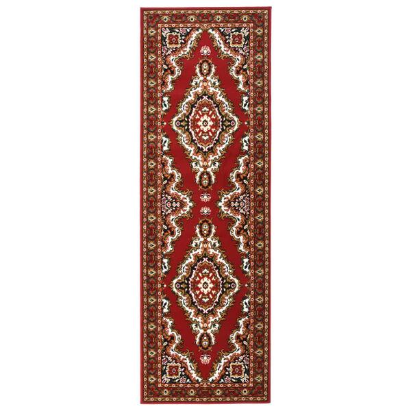 vidaXL Runner Rug BCF Oriental Red 80x250 cm
