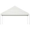 vidaXL Gazebo with Roof White 20.07x5.88x3.75 m Polyethylene