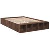vidaXL Bed Frame without Mattress Brown Oak 120x200 cm