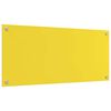 vidaXL Kitchen Backsplash Yellow 90 x 40 x 0.6 cm Tempered Glass
