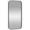 vidaXL Wall-mounted Mirror Black 30x60 cm Rectangle