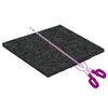 vidaXL Rubber Granulate Patio Pad Black 9 x 9 x 0.3 cm Rubber
