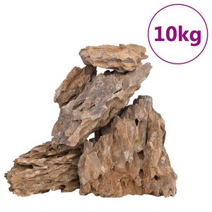 vidaXL Dragon Stones 10 kg Mixed Colour 10-30 cm