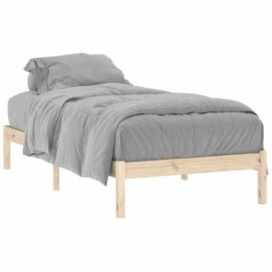 vidaXL Bed Frame without Mattress 100x190 cm Solid Wood Pine Twin
