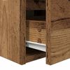 vidaXL Wall-mounted Bedside Cabinets 2 pcs Old Wood 38x34x40 cm
