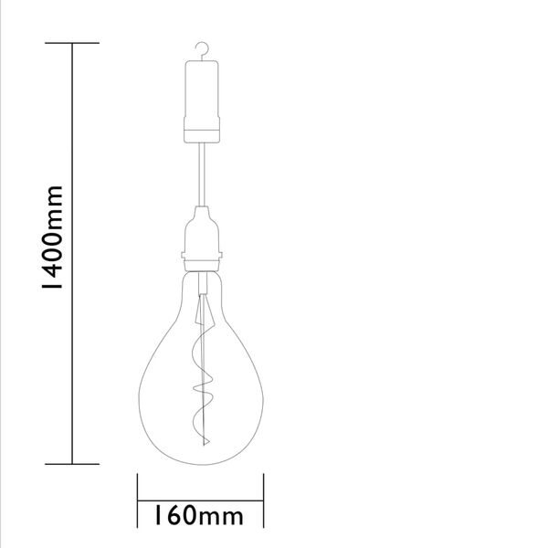 Luxform Battery LED Garden Bulb Raindrop