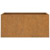 vidaXL Planter 62x30x29 cm Corten Steel